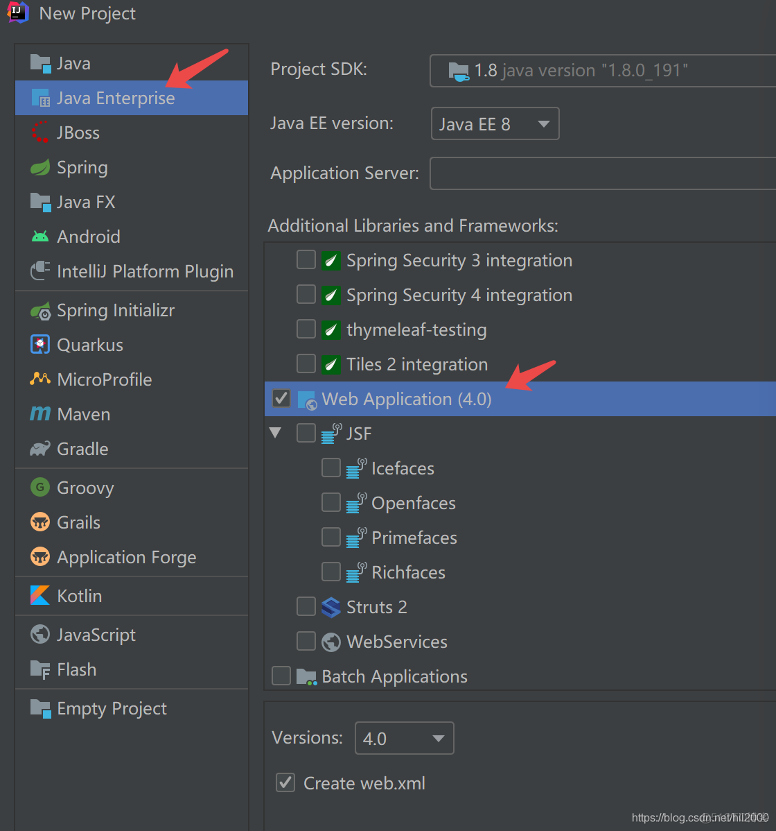 社区版IDEA 没有Java enterprise idea社区版javaweb_tomcat_03