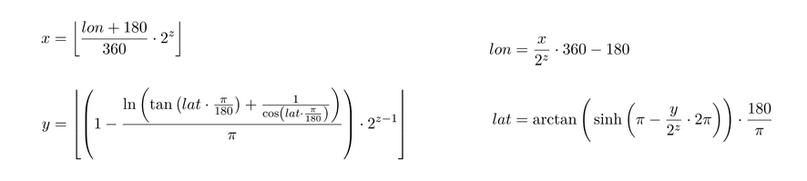 墨卡托坐标计算距离公式 java 墨卡托投影坐标计算_Math_04