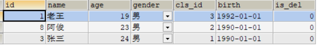 mysql查询男生人数和女生人数 sql语句查询男生女生人数_数据_09