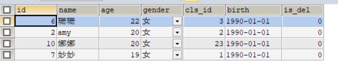 mysql查询男生人数和女生人数 sql语句查询男生女生人数_数据_13