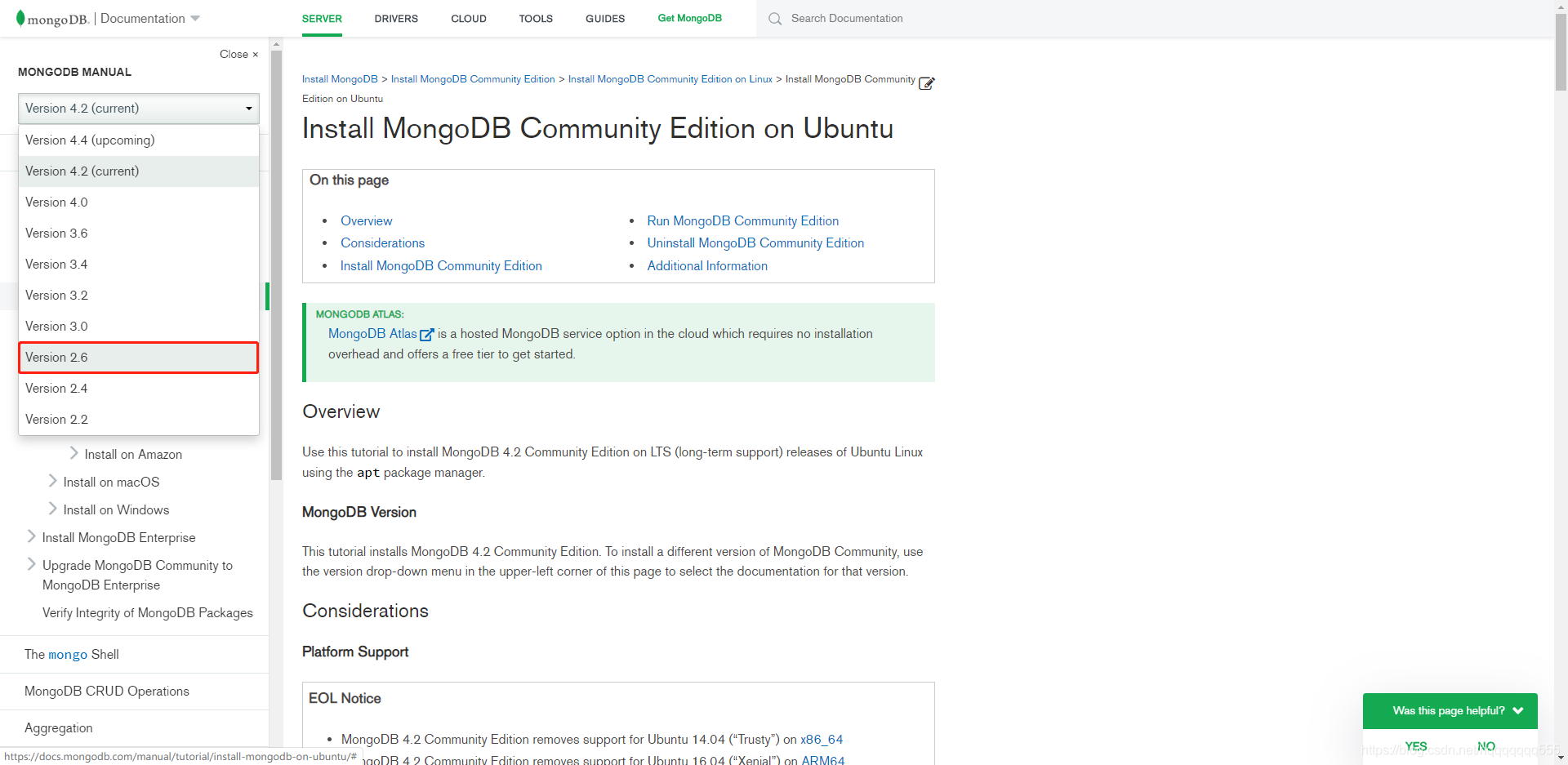 mongodb解压报错 mongodb fork报错_ubuntu