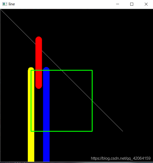 python opencv给出直线表达式画直线 opencv画线段_图形学