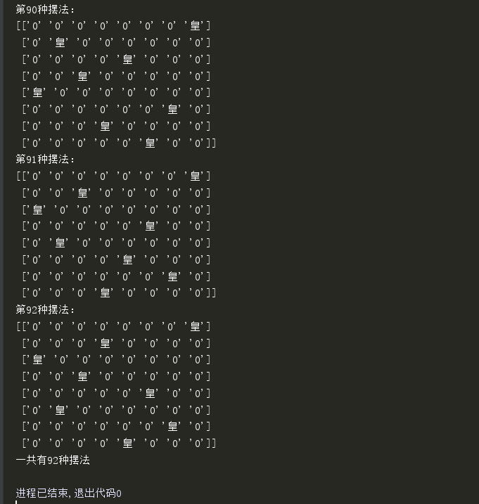 八皇后python实现 八皇后问题 python_斜率_04