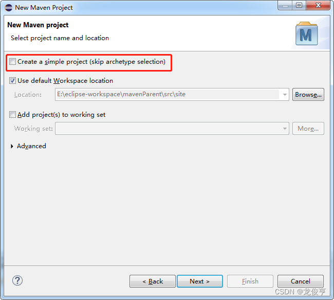 android jcenter 和 maven的区别 maven project和java project的区别_eclipse_05