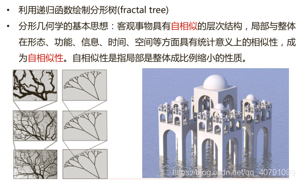 python递归绘制分形树 python turtle画分形树 递归_Python