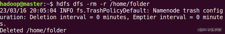 Hadoop中shell操作实验 hdfs shell基本命令操作实验报告_大数据_20