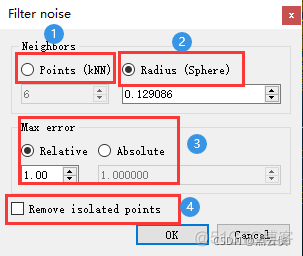 python 点云去噪点 cloudcompare点云去噪_算法原理_02