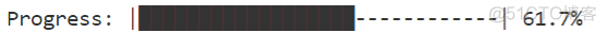 Python 动态文本进度条 用python写文本进度条_进度条