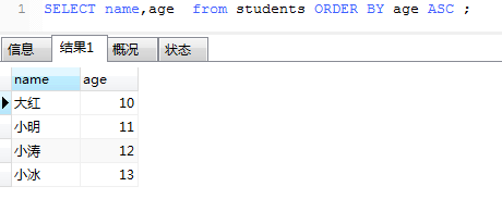 搜索关键词表设计mysql 数据库搜索关键词指令_升序_07