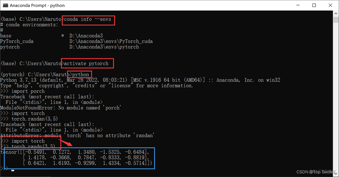 pytorch 虚拟内存 删除pytorch虚拟环境_conda_23