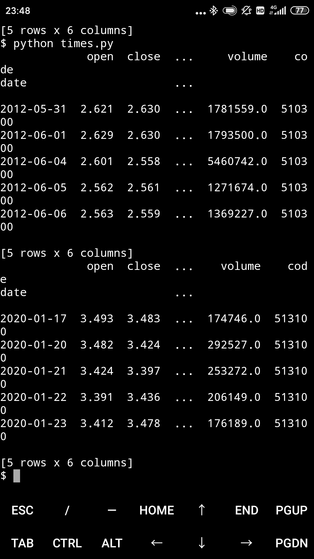 python做股票时间序列分析项目 股票时间序列分析案例_数据