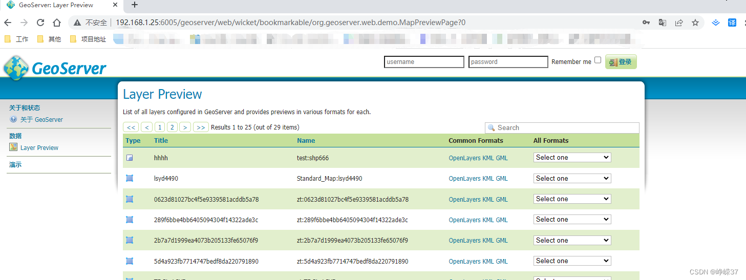 geoserver 接口开发 java geoserver 教程_工作区_03