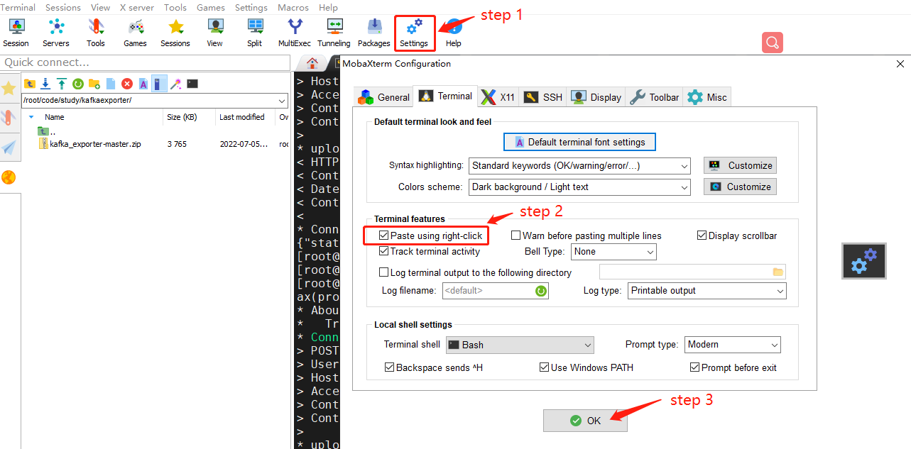 方便实用的mobax的Python脚本 mobaxterm执行脚本文件命令_unix_02