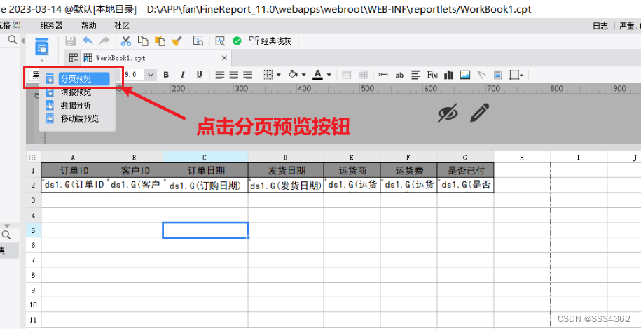 java如何操作帆软 帆软教程_FineReport11_31