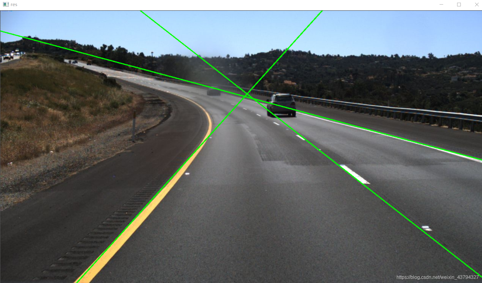 python 传统图像算法车道线检测 图像处理车道线检测_自动驾驶_08
