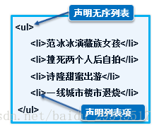 html5常见列表 html5中的列表_html5常见列表