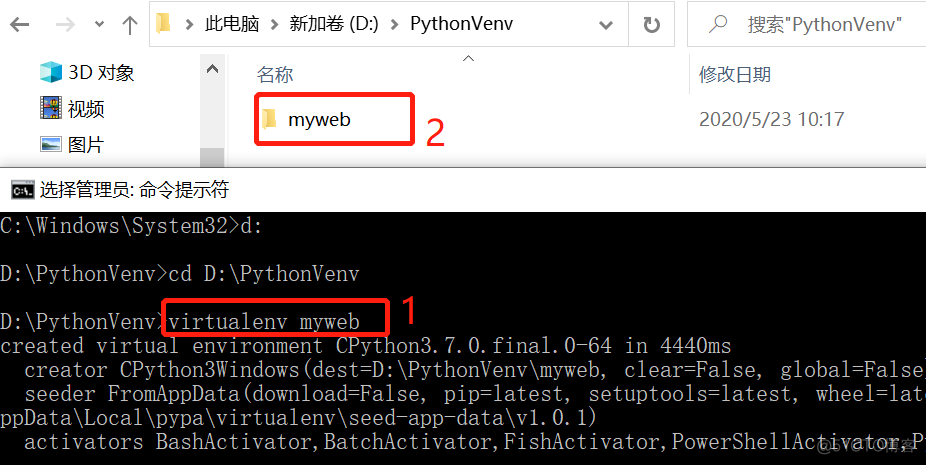 使用virtualenv创建多个Python环境 create virtualenv_python_03