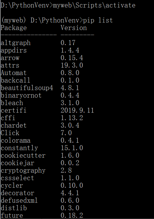 使用virtualenv创建多个Python环境 create virtualenv_virtualenv_09