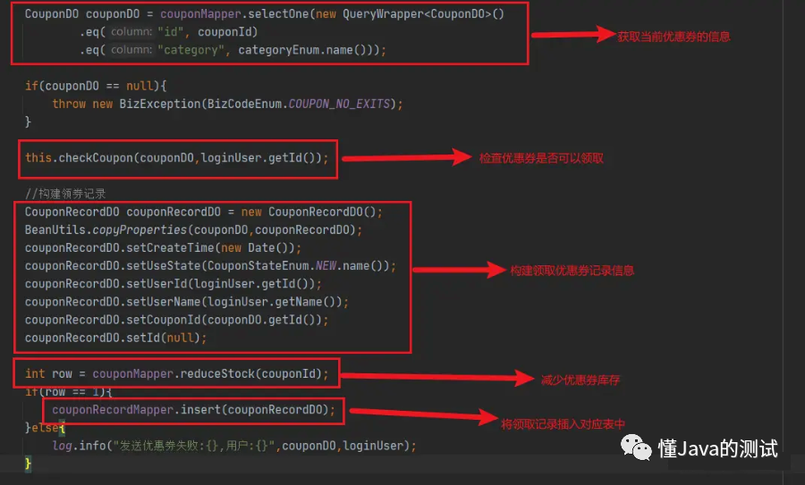 优惠券防超发Java java优惠券领取高并发问题_java