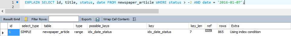 mysql多列联合唯一索引 mysql多列索引的实现_执行计划_04