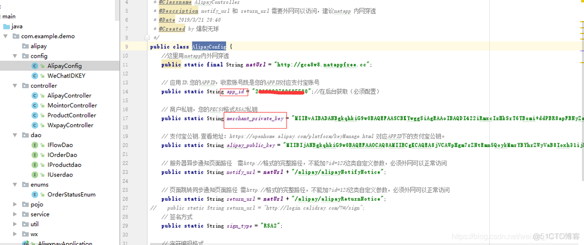 java 支付宝支付 后台 orderInfo 封装 springboot集成支付宝支付_springboot_06