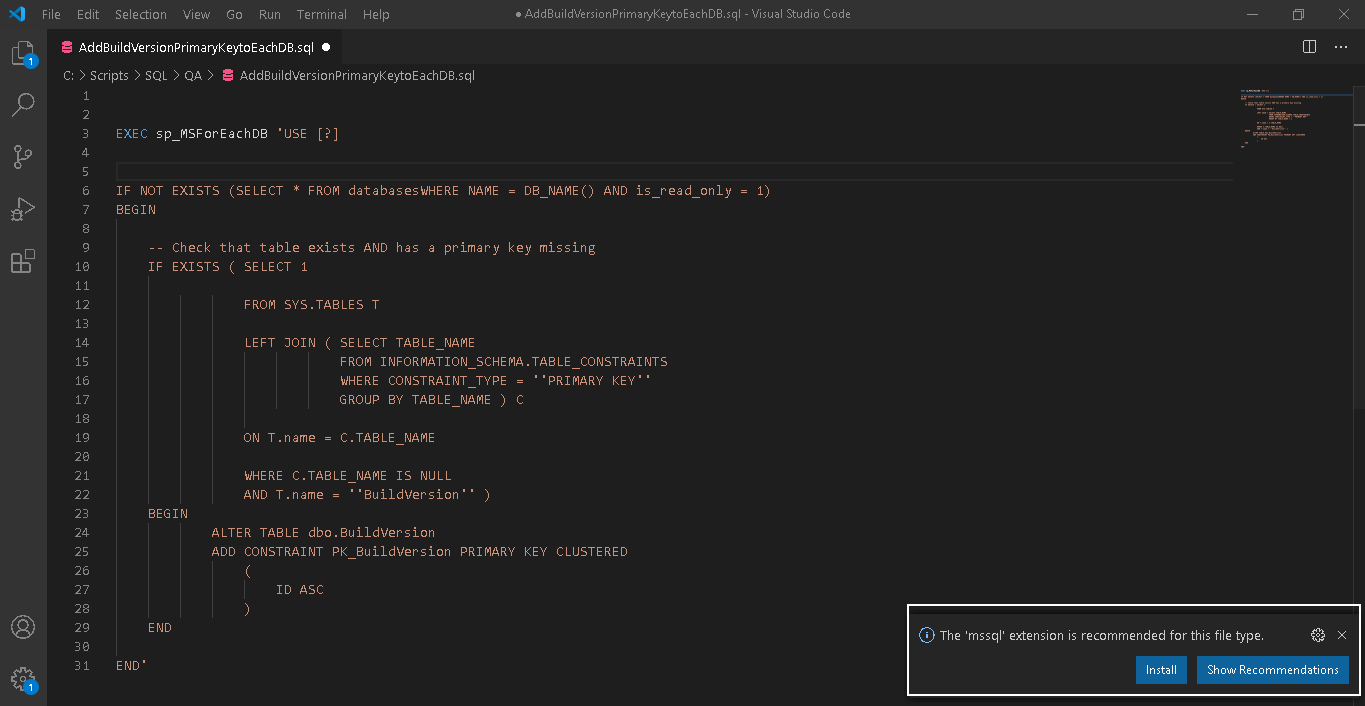 vscode 插件sql server vs code sql server_linux