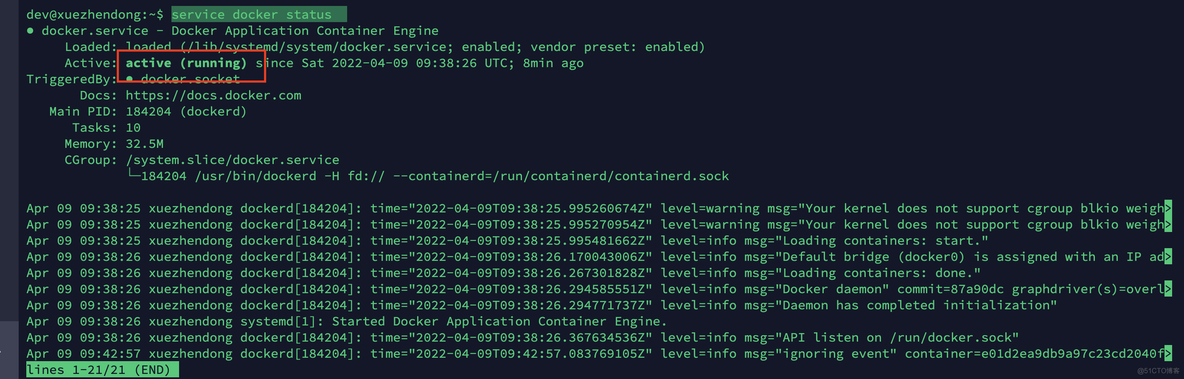 安装docker node 安装Docker影响原有应用_Docker_08