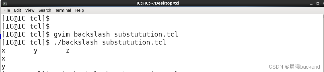 TCL脚本与Python多线程 tcl脚本语言基础_synopsys tcl_07