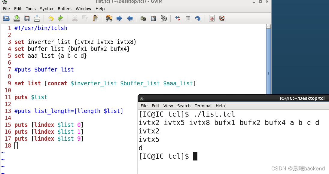 TCL脚本与Python多线程 tcl脚本语言基础_synopsys tcl_20