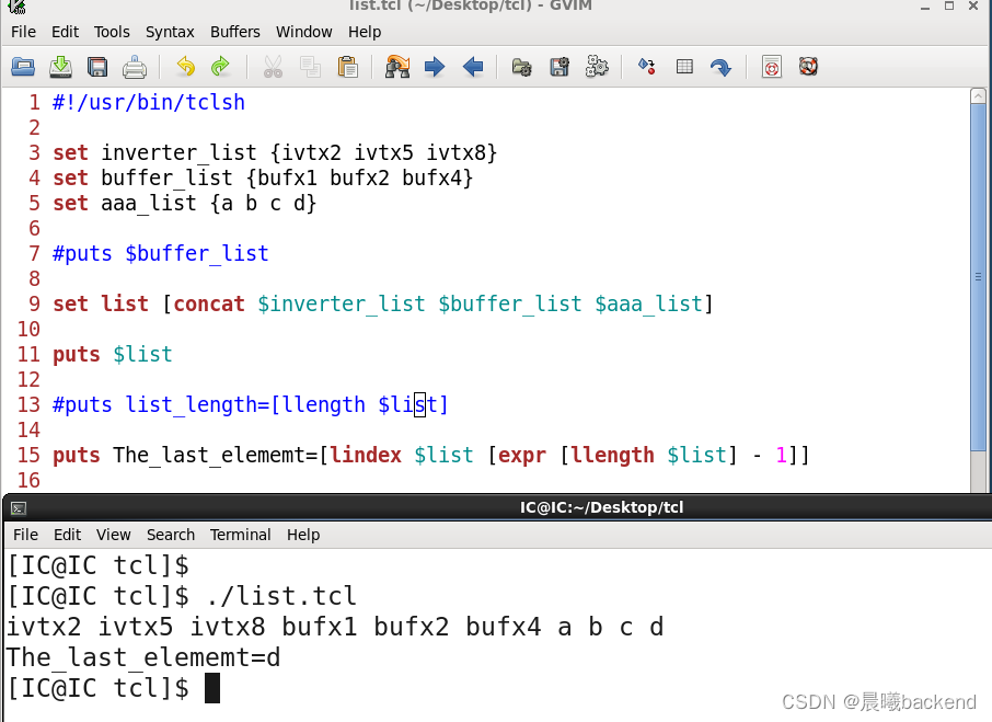 TCL脚本与Python多线程 tcl脚本语言基础_synopsys tcl_21