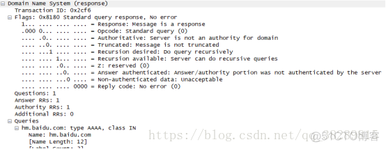 wireshark抓包后用python进行解析 wireshark抓包后怎么分析_DNS_08