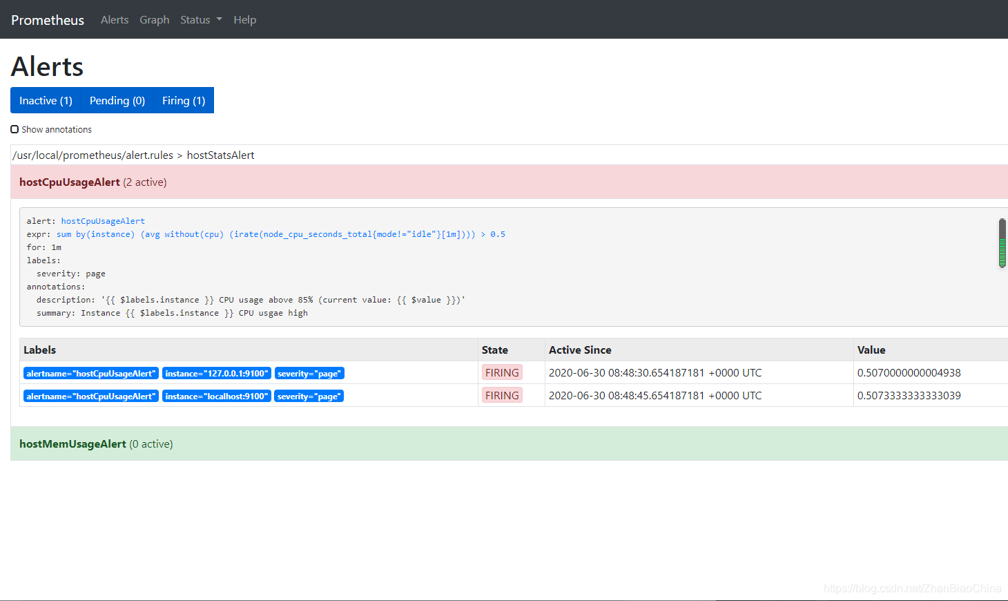 prometheus python短信告警 prometheus邮件告警_配置文件_07