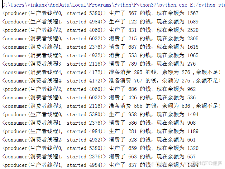 生产者消费者模式python多线程 生产者消费者 python_生产者与消费者