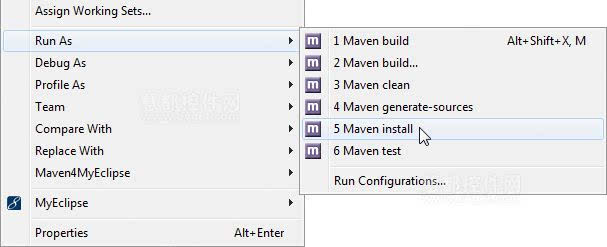 java 项目 pom添加mysql依赖项 myeclipse怎么添加依赖_依赖关系_04