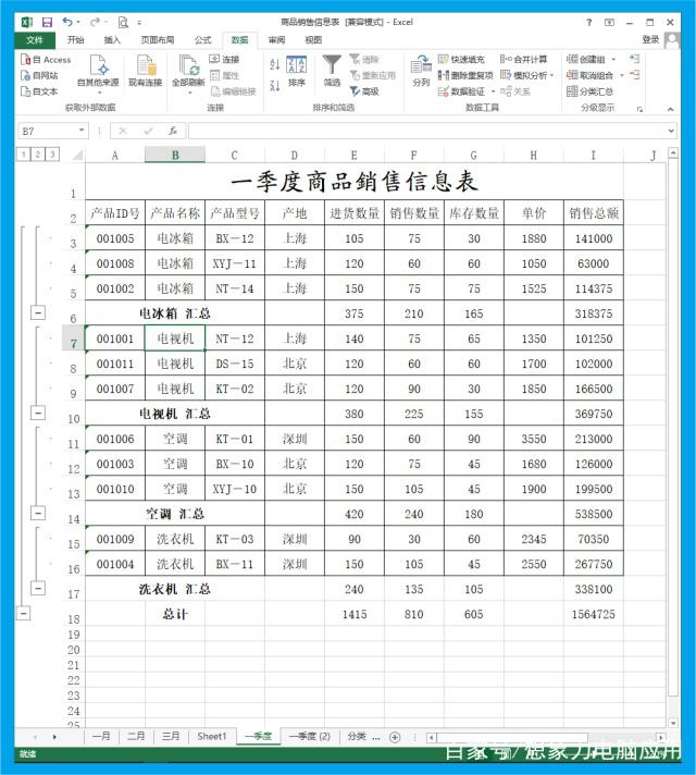 excel 2007 数据分析 excel2013 数据分析_操作方法_09