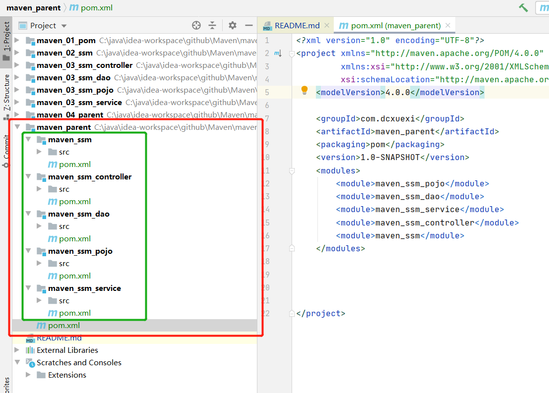 maven聚合工程 dockerfile maven聚合工程和继承_xml_17