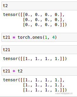 python list广播 pytorch广播_矩阵计算_02