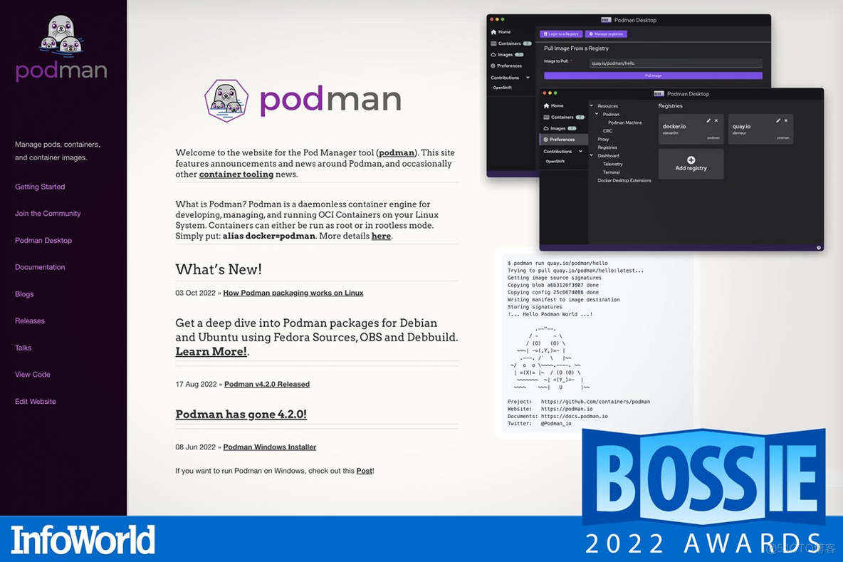 【开源软件】最好的开源软件-2023-第二名: Podman_podman