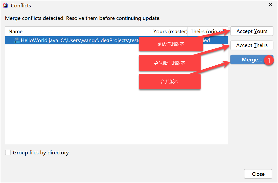 在IDEA使用Git_解决冲突_提交代码_02