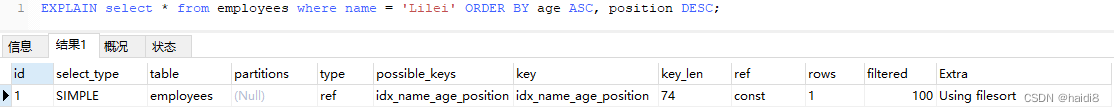 mysql 索引 数据量小 不走索引 mysql索引快的原因_字段_20