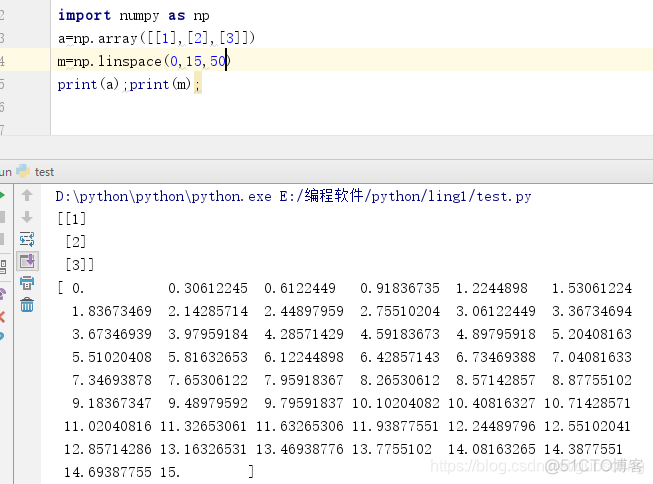 python numpy创建一个33的身份矩阵 python如何创建一个矩阵_一维数组