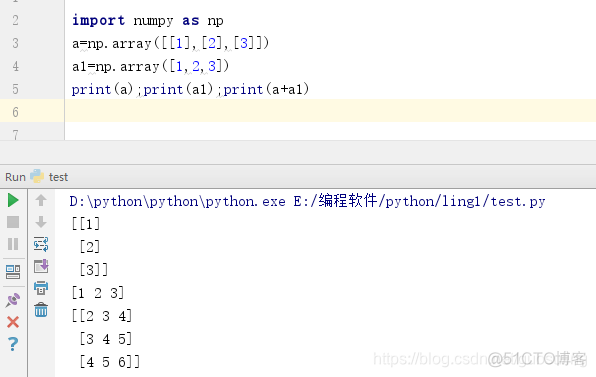 python numpy创建一个33的身份矩阵 python如何创建一个矩阵_一维数组_09