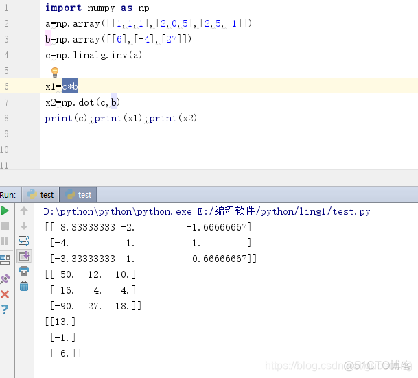 python numpy创建一个33的身份矩阵 python如何创建一个矩阵_数组_21