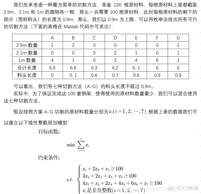 整数线性规划 python语言 整数线性规划模型例题_数学建模_10