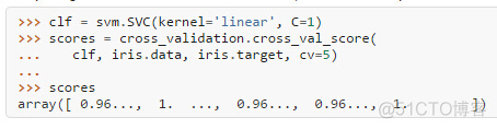 python交叉验证保证了每次运行结果都一样吗 交叉验证cross_val_score_生成器_03