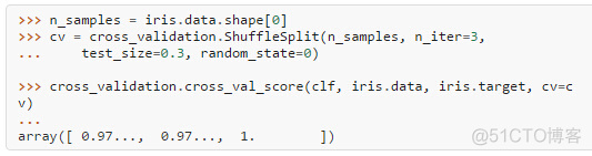 python交叉验证保证了每次运行结果都一样吗 交叉验证cross_val_score_数据集_04