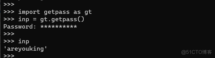 python的getpass模块输入错误密码会如何 python getpass_换行符_06