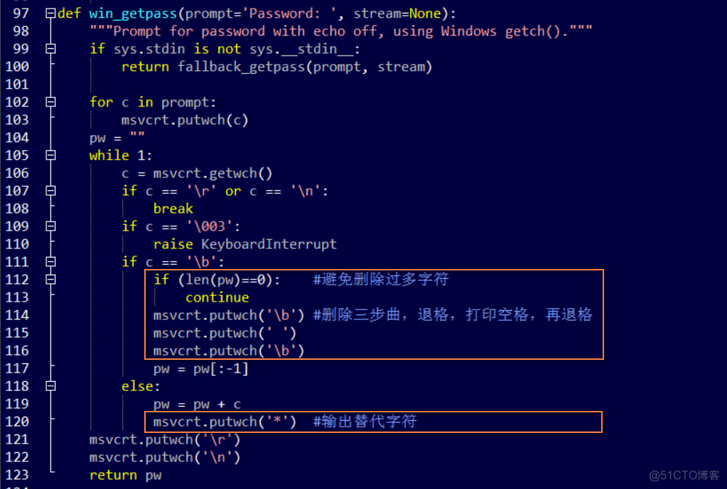 python的getpass模块输入错误密码会如何 python getpass_换行符_08