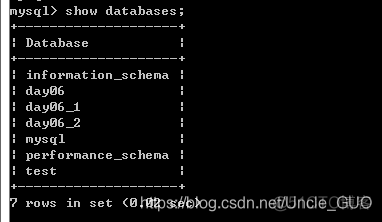 命令行查询mysql数据库语句 命令行查看mysql数据库表_MySQL