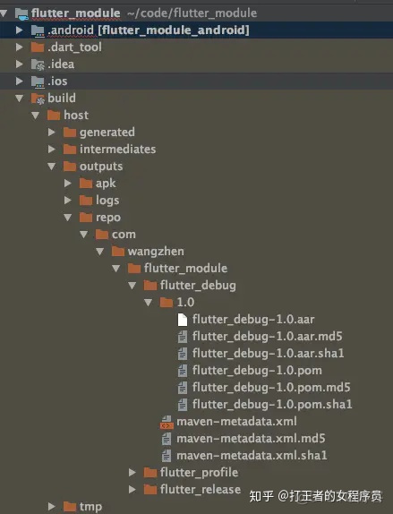 Android studio怎么把flutter打包 flutter打包成aar_android_04